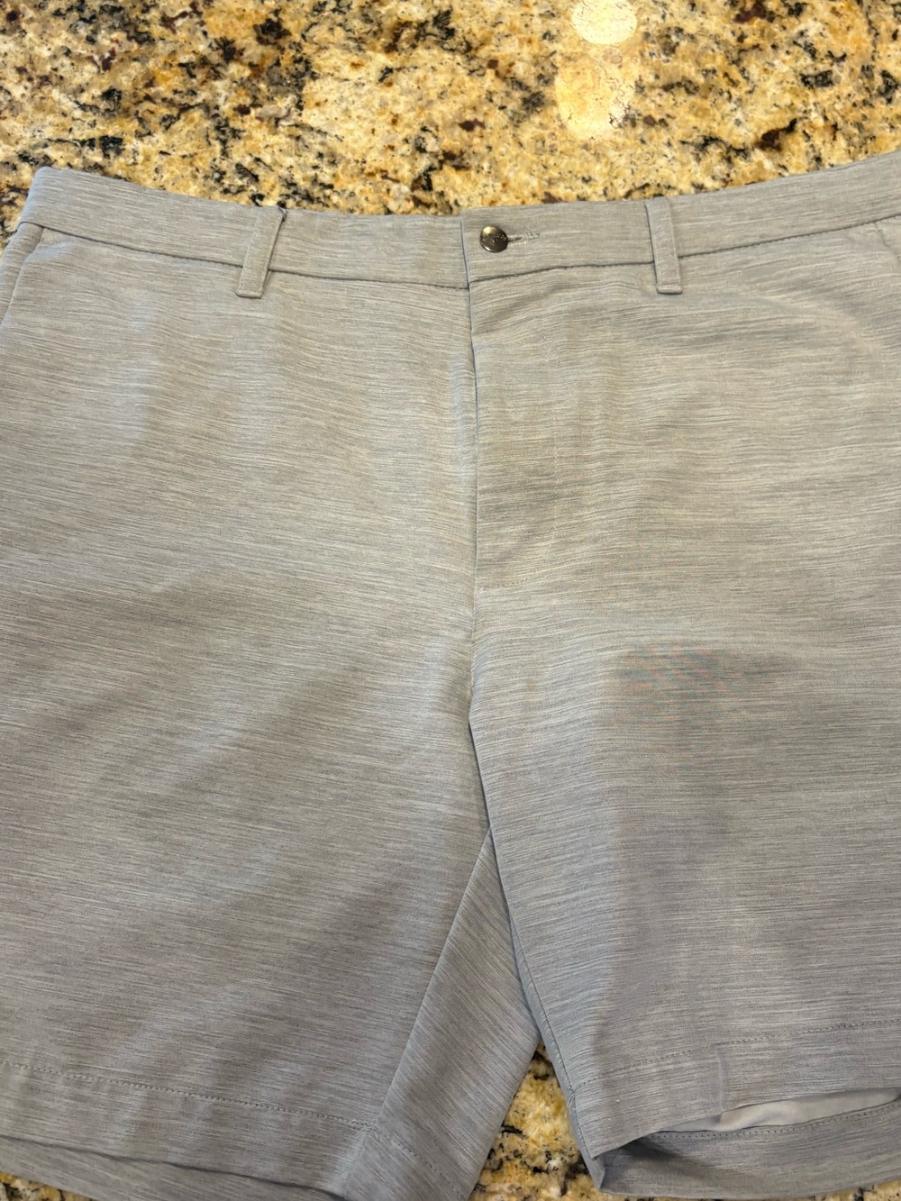 Callaway Men's Heather Gray Flat Front Golf Shorts